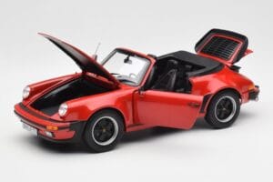 Porsche 911 930 Turbo Cabriolet Rojo Norev 1:18 187664 Metal - imagen 2 de 8