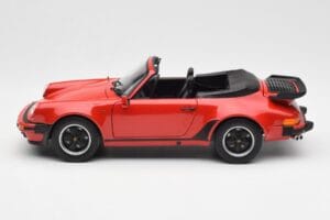 Porsche 911 930 Turbo Cabriolet Rojo Norev 1:18 187664 Metal - imagen 4 de 8