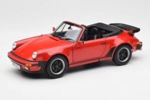 Porsche 911 930 Turbo Cabriolet Rojo Norev 1:18 187664 Metal