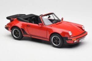 Porsche 911 930 Turbo Cabriolet Rojo Norev 1:18 187664 Metal - imagen 6 de 8