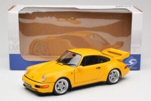 Porsche 911 964 3.8 RS Speed Yellow Solido 1:18 S1803401 Metal - imagen 7 de 7