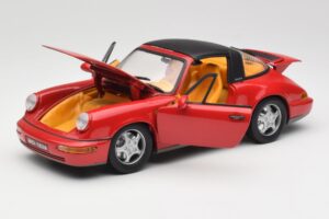 Porsche 911 964 Carrera 2 Targa Rojo Anson 1:18 30305-W Metal - imagen 2 de 8