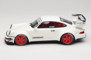 Porsche 911 964 RWB Hoonigan Blanco GT Spirit 1:18 GT732 Resina - imagen 3 de 6