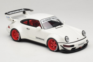 Porsche 911 964 RWB Hoonigan Blanco GT Spirit 1:18 GT732 Resina - imagen 4 de 6