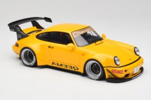 Porsche 911 964 RWB Keema Yellow GT Spirit 1:18 GT492 Resina - imagen 4 de 6