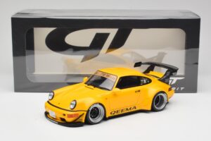 Porsche 911 964 RWB Keema Yellow GT Spirit 1:18 GT492 Resina - imagen 6 de 6