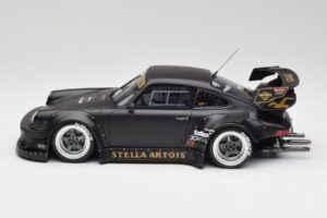 Porsche 911 964 RWB Stella Artois Bumper Delete GT Spirit 1:18 GT918 Resina - imagen 3 de 6