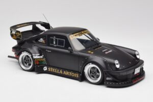 Porsche 911 964 RWB Stella Artois Bumper Delete GT Spirit 1:18 GT918 Resina - imagen 4 de 6