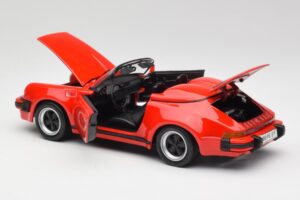 Porsche 911 964 Speedster Rojo Maisto 1:18 37800-M2 Metal - imagen 5 de 8