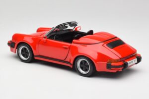 Porsche 911 964 Speedster Rojo Maisto 1:18 37800-M2 Metal - imagen 7 de 8
