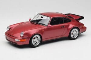 Porsche 911 964 Turbo Rojo Minichamps 1:18 155069102 Metal