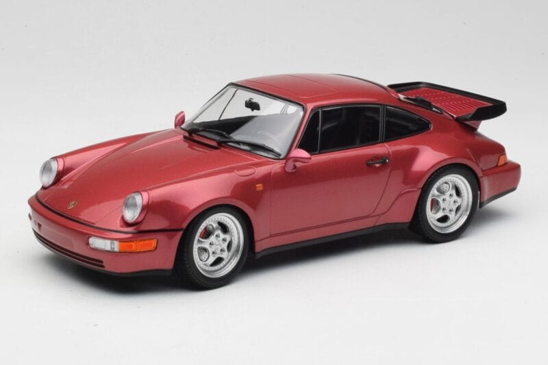 Porsche 911 964 Turbo Rojo Minichamps 1:18 155069102 Metal