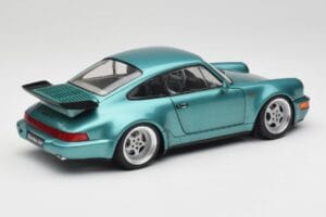 Porsche 911 964 Turbo Wimbledon Green Metallic Solido 1:18 S1803407 Metal - imagen 3 de 8
