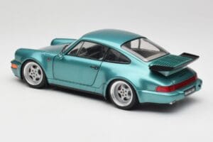 Porsche 911 964 Turbo Wimbledon Green Metallic Solido 1:18 S1803407 Metal - imagen 7 de 8