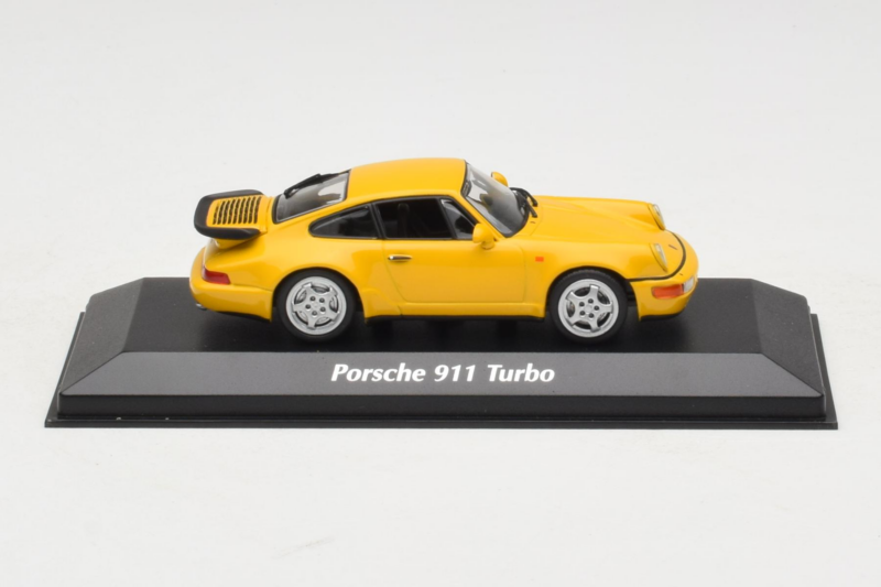 Porsche 911 964 Turbo Amarillo MaxiChamps 1:43 940069104 Metal