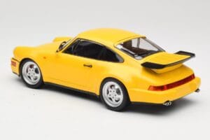 Porsche 911 964 Turbo Amarillo Minichamps 1:18 155069100 Metal - imagen 5 de 6
