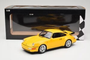 Porsche 911 964 Turbo Amarillo Minichamps 1:18 155069100 Metal - imagen 6 de 6