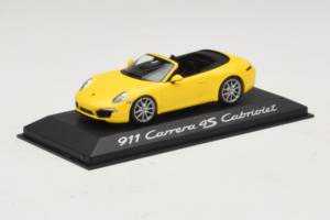 Porsche 911 991 Carrera 4S Descapotable Amarillo Minichamps 1:43 WAP0201120C Metal - imagen 2 de 5