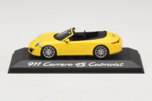 Porsche 911 991 Carrera 4S Descapotable Amarillo Minichamps 1:43 WAP0201120C Metal