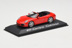 Porsche 911 991 Carrera Descapotable Rojo Minichamps 1:43 WAP0200120C Metal - imagen 2 de 4
