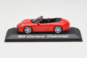 Porsche 911 991 Carrera Descapotable Rojo Minichamps 1:43 WAP0200120C Metal
