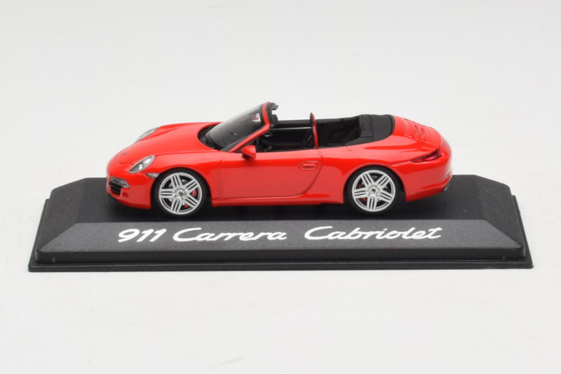Porsche 911 991 Carrera Descapotable Rojo Minichamps 1:43 WAP0200120C Metal