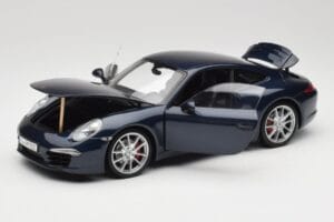 Porsche 911 991 Carrera S Blue Metallic Minichamps 1:18 WAP0210200C Metal - imagen 2 de 8
