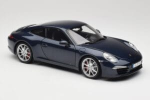Porsche 911 991 Carrera S Blue Metallic Minichamps 1:18 WAP0210200C Metal - imagen 6 de 8