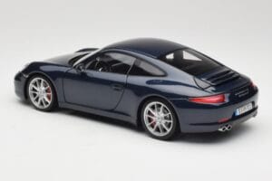 Porsche 911 991 Carrera S Blue Metallic Minichamps 1:18 WAP0210200C Metal - imagen 7 de 8