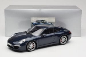 Porsche 911 991 Carrera S Blue Metallic Minichamps 1:18 WAP0210200C Metal - imagen 8 de 8
