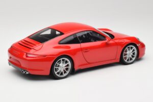 Porsche 911 991 Carrera S Guards Rojo Minichamps 1:18 100061020 Metal - imagen 3 de 8