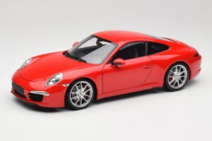 Porsche 911 991 Carrera S Guards Rojo Minichamps 1:18 100061020 Metal