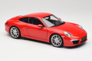 Porsche 911 991 Carrera S Guards Rojo Minichamps 1:18 100061020 Metal - imagen 6 de 8