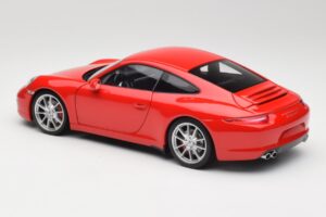 Porsche 911 991 Carrera S Guards Rojo Minichamps 1:18 100061020 Metal - imagen 7 de 8