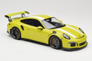 Porsche 911 991.1 GT3 RS Lizard Green & Stripes Minichamps 1:18 155066224 Metal - imagen 4 de 6