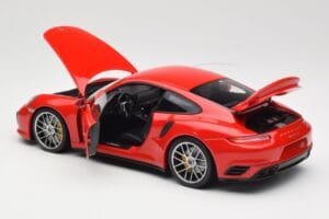 Porsche 911 991 Turbo S Guards Red Minichamps 1:18 110067122 Metal - imagen 5 de 8