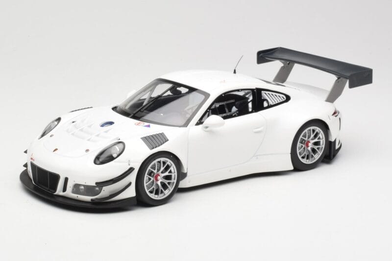 Porsche 911 991.1 GT3 R Blanco Con Llantas Plata Minichamps 1:18 153166000 Metal
