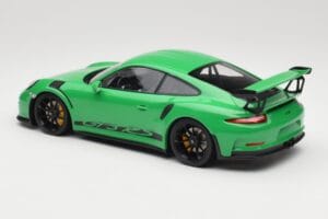 Porsche 911 991.1 GT3 RS Verde Llantas Negras Minichamps 1:18 153066228 Metal - imagen 5 de 6