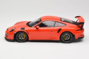Porsche 911 991.1 GT3 RS Lava Orange Minichamps 1:18 155066220 Metal - imagen 3 de 6