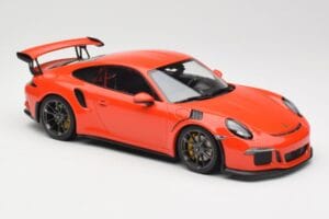 Porsche 911 991.1 GT3 RS Lava Orange Minichamps 1:18 155066220 Metal - imagen 4 de 6