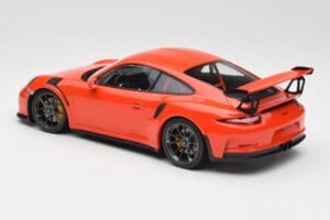 Porsche 911 991.1 GT3 RS Lava Orange Minichamps 1:18 155066220 Metal - imagen 5 de 6