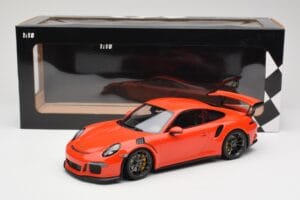 Porsche 911 991.1 GT3 RS Lava Orange Minichamps 1:18 155066220 Metal - imagen 6 de 6