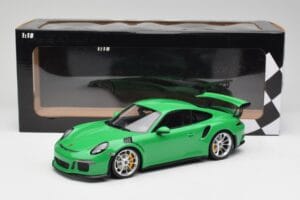 Porsche 911 991.1 GT3 RS Lizard Verde & Llantas Plata Minichamps 1:18 153066229 Metal - imagen 6 de 6