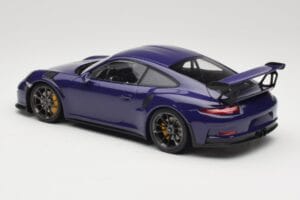 Porsche 911 991.1 GT3 RS Ultraviolet Minichamps 1:18 155066221 Metal - imagen 5 de 6