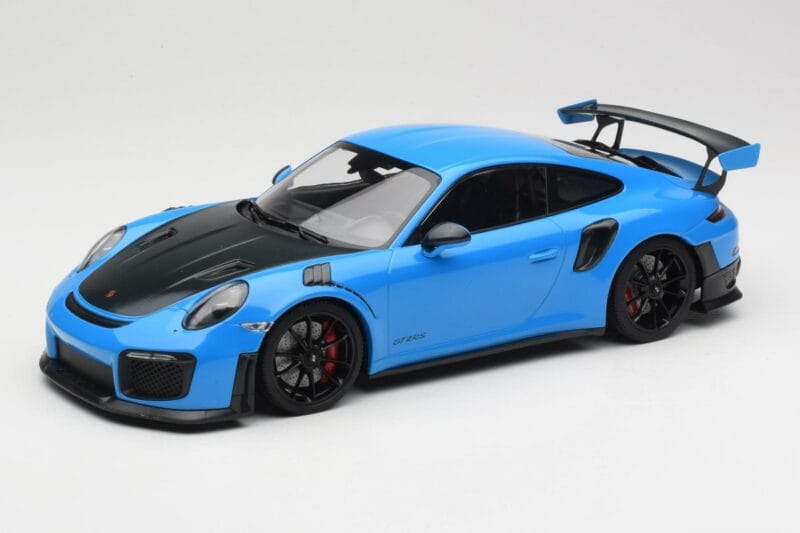 Porsche 911 991.2 GT2 RS Azul con Llantas Negras Minichamps 1:18 155068308 Metal