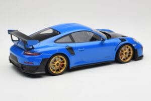 Porsche 911 991.2 GT2 RS Azul con Llantas Doradas Minichamps 1:18 155068302 Metal - imagen 2 de 6