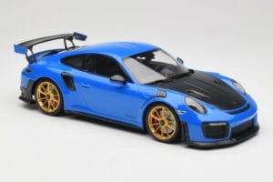 Porsche 911 991.2 GT2 RS Azul con Llantas Doradas Minichamps 1:18 155068302 Metal - imagen 4 de 6