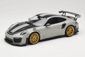 Porsche 911 991.2 GT2 RS Chalk Weissach Package Llantas Doradas Minichamps 1:18 155068304 Metal