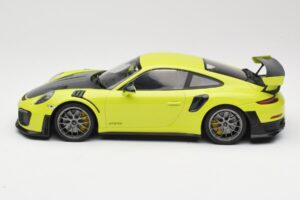 Porsche 911 991.2 GT2 RS Verde Lima con Llantas Plateadas Minichamps 1:18 155068309 Metal - imagen 3 de 6