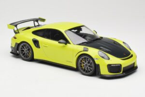 Porsche 911 991.2 GT2 RS Verde Lima con Llantas Plateadas Minichamps 1:18 155068309 Metal - imagen 4 de 6